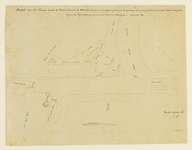 216303 Plattegrond van een gedeelte van de Nieuwekade met bebouwing te Utrecht; met weergave van de omringende straten ...